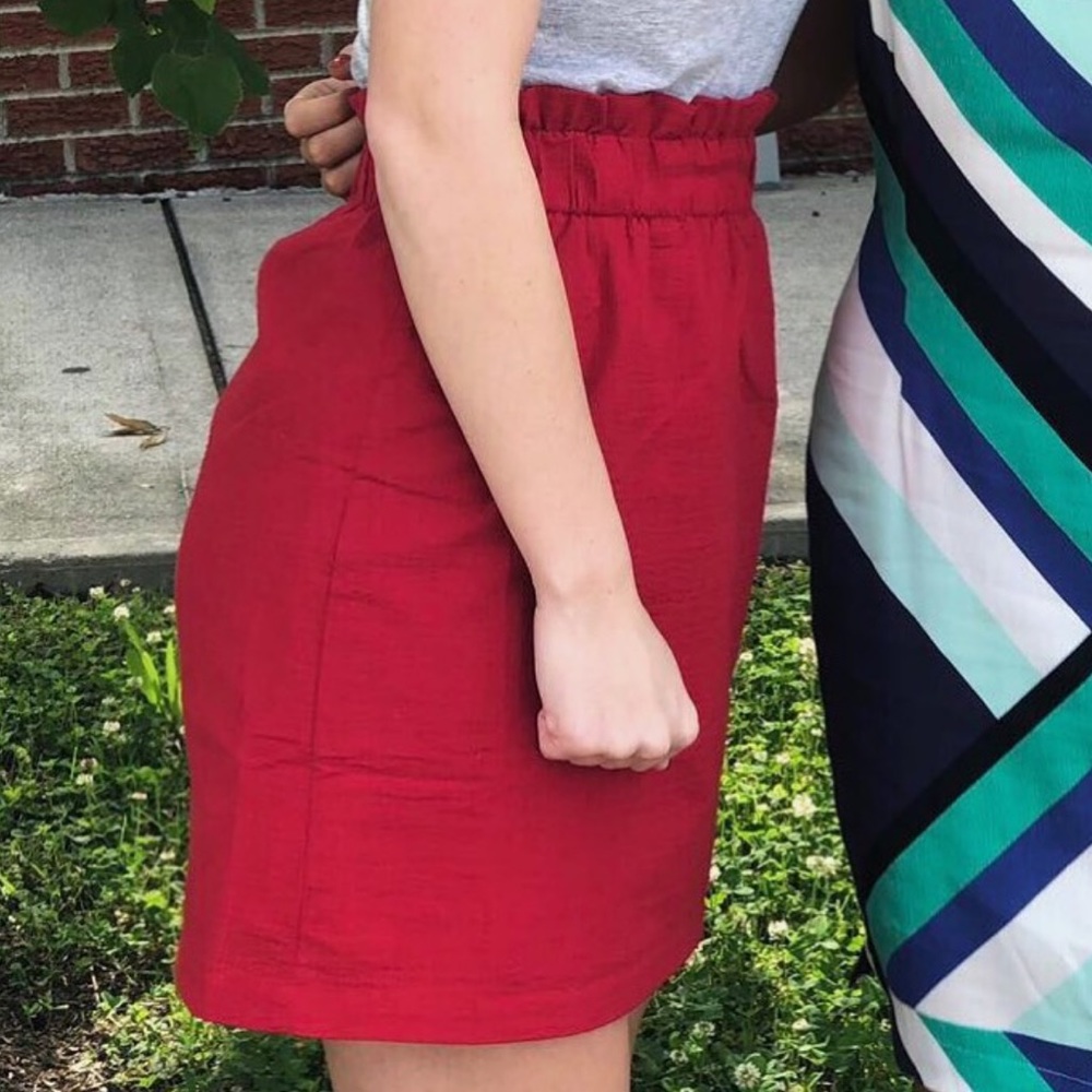 Paper bag skirt / Lauren James